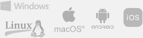 Windows, Linux, Mac OS, Android, IOS